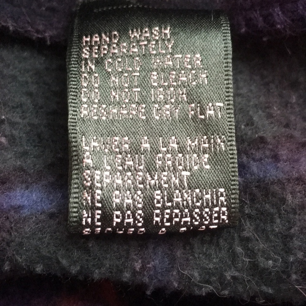 Lauren petite fleece plaid L/S Logo shirt buttoned - Picture 8 of 8